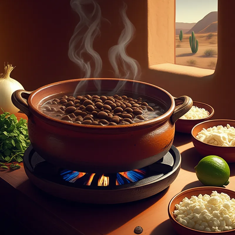 Ilustración visual de la palabra "frijoles" - Frijoles, alubias