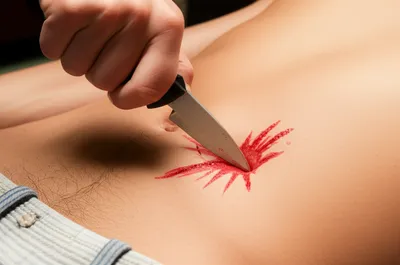 Illustration stabbing - Image 1