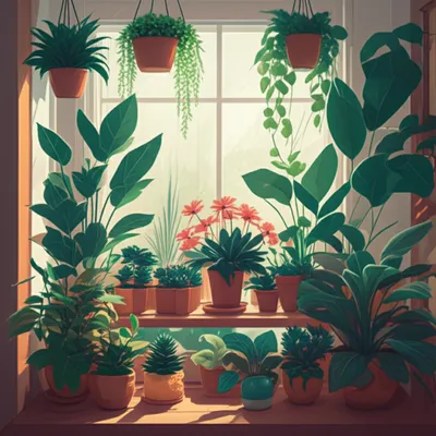 Illustration houseplants - Image 1