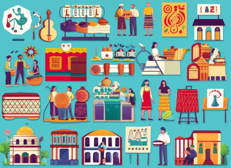 「culture」の視覚的なイラスト - 文化、風習、習慣