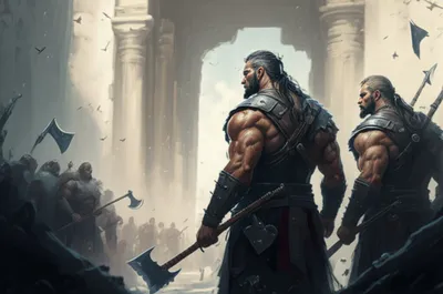 Illustration barbarians - Image 1