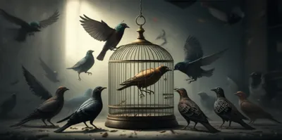 Illustration blackbirds - Image 1