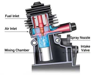 Illustration carburetors