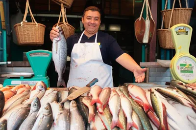 Illustration fishmonger