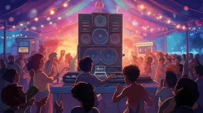 Illustration soundsystem - Image 1