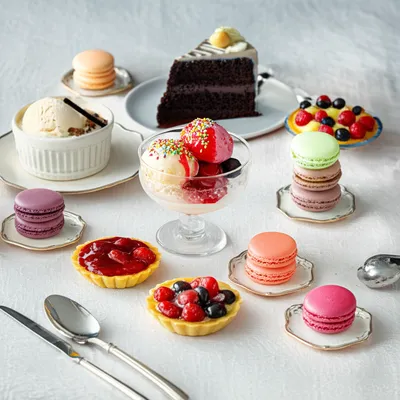 Illustration desserts