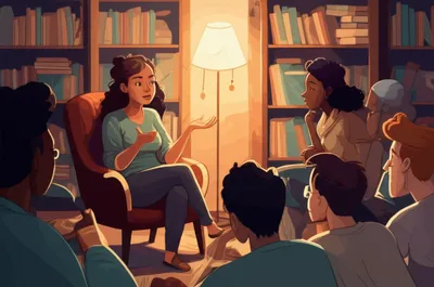 Illustration narrating