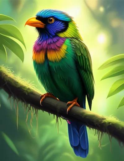 Illustration zygodactyl - Image 1