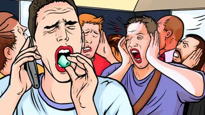 Illustration obnoxious