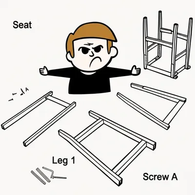 Illustration unskillful