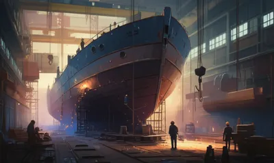 Illustration shipbuilder - Image 1