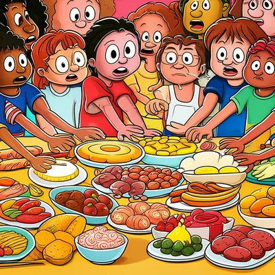 Illustration stomachs - Image 1