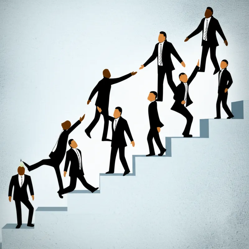 Ilustración visual de la palabra "succeeding" - Suceder, seguir