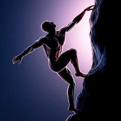 Illustration striving