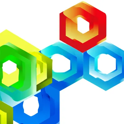 Illustration hexagons - Image 1