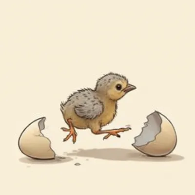 Illustration chickens - Image 1