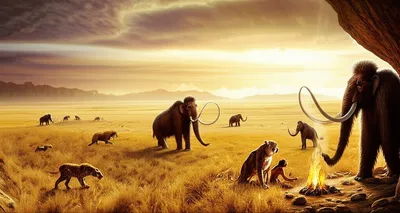 Illustration prehistoric - Image 1