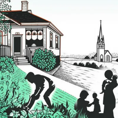 Illustration vicarage - Image 1