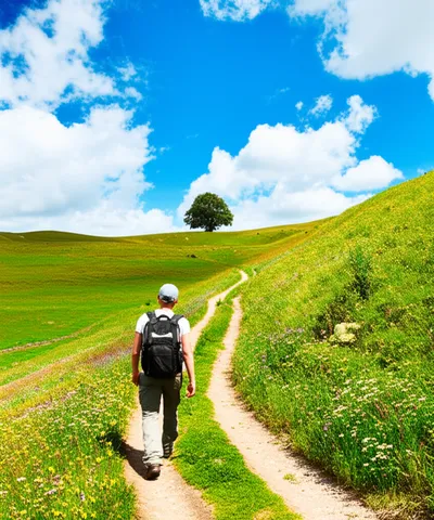 Illustration hiking - Image 1