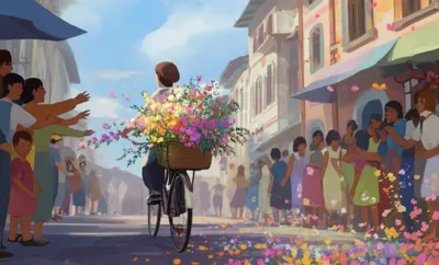 Illustration peddling - Image 1