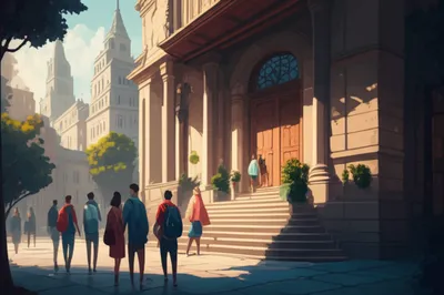 Illustration gymnasiums - Image 1