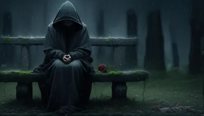 Illustration mourns - Image 1