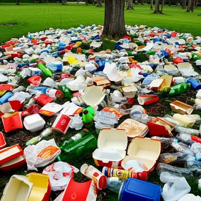 Illustration littering - Image 1