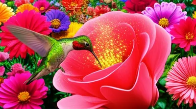 Illustration hummers - Image 1