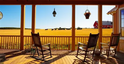 Illustration farmhouse