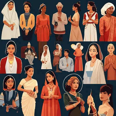 Illustration lady - Image 1