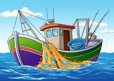 Illustration fisherman - Image 1
