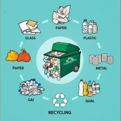 Illustration recycling - Image 1