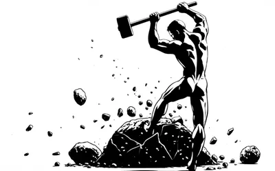 Illustration sledged - Image 1