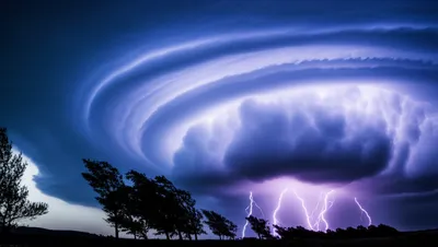 Illustration stormclouds