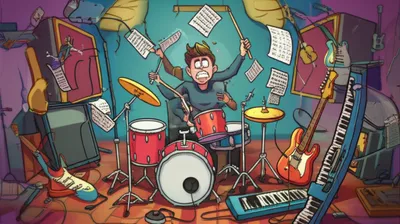 Illustration jazzy - Image 1