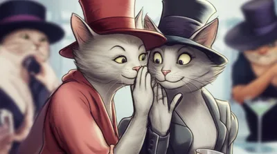 Illustration cat - Image 1