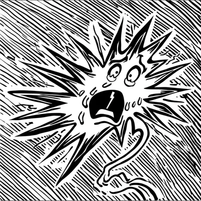 Illustration shrieks - Image 1