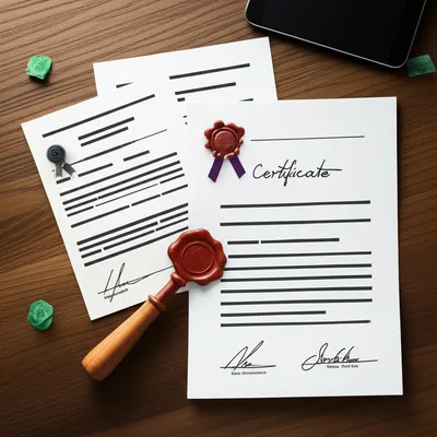 Illustration certificate - Image 1