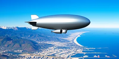 Illustration dirigible