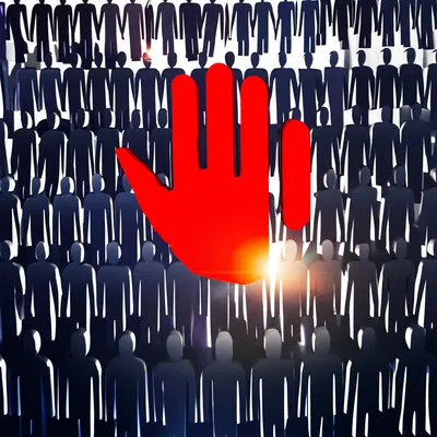 Illustration protesting