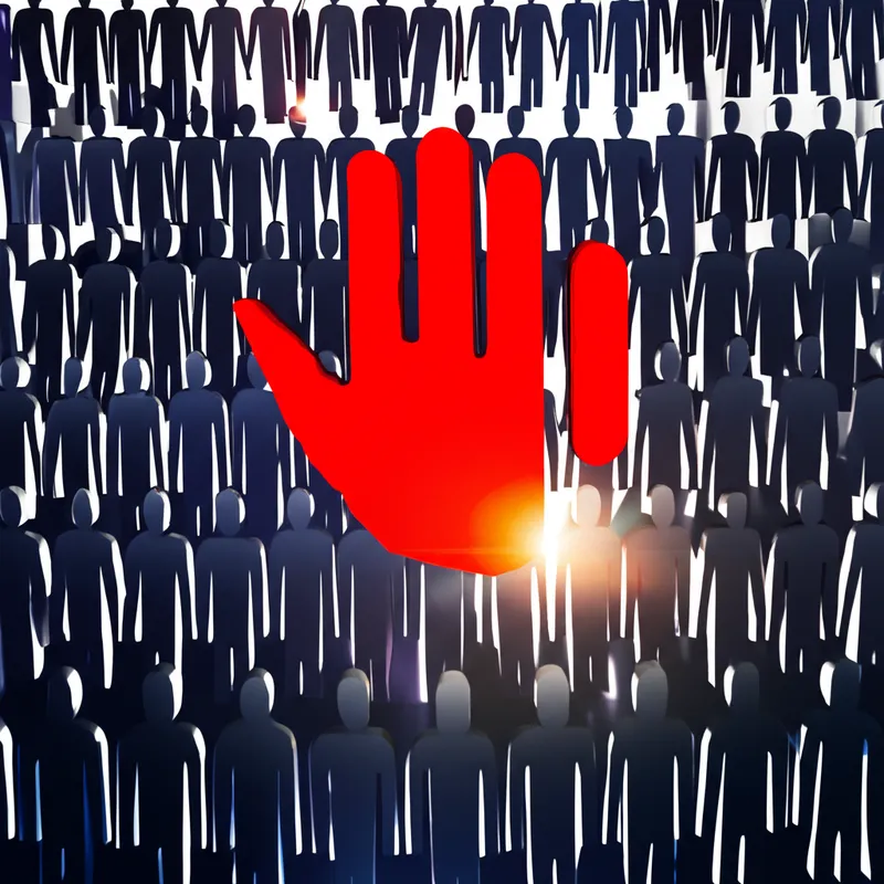 Illustration visuelle du mot « protesting » - Protester, s'opposer fermement