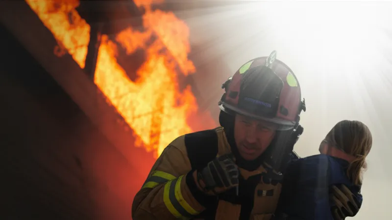 Illustration visuelle du mot « rescuing » - Sauver, secourir