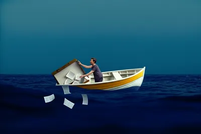 Illustration overboard