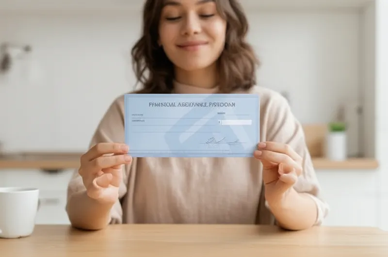 का दृश्य चित्रण giro: बेरोजगारी लाभ चेक - छवि 1