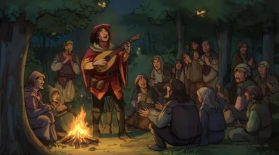 Illustration minstrelsy - Image 1