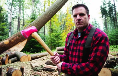 Illustration lumberjack