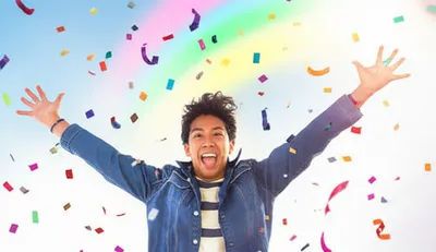 Illustration overjoyed - Image 1