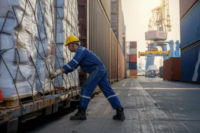 Illustration dockworker