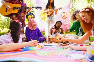 Illustration hippies - Image 1