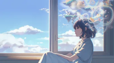 Illustration daydreaming - Image 1